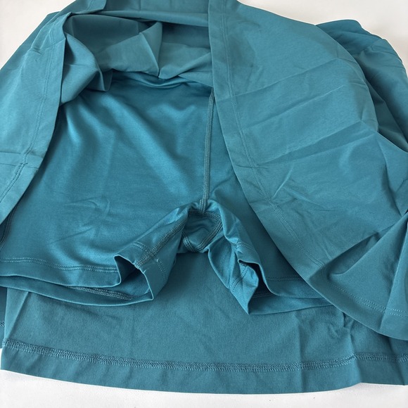 NWT! BEYOND YOGA court advantage tennis Skirt Skort womens size medium teal - Picture 5 of 14